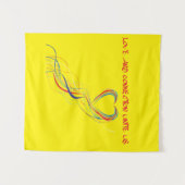 Vieren Liefde en Verbindingsontwerp Wandkleed (Voorkant (horizontaal))