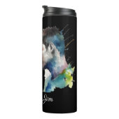 Vieren Liefde Gay Mannen Kussen Gepersonaliseerd Thermosbeker (Geroteerd rechts)