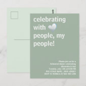 Vieren met mensen Mijn mensen repetitie diner Briefkaart (Voorkant / Achterkant)