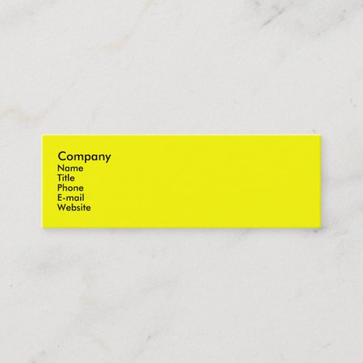 vieren mini visitekaartje (Voorkant)