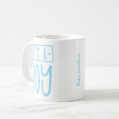 Vieren Nieuwe Baby Boy Baby shower Gift Mok (Voorkant links)