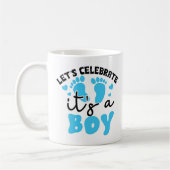 Vieren Nieuwe Baby Boy Gift Mok (Links)