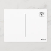 Vieren Nieuwe Beginningen Wijnglas Illustratie 2 Briefkaart (Achterkant)