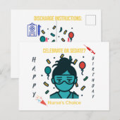 Vieren of Verdoven? De Keuze van de Verpleegster – Briefkaart (Voorkant / Achterkant)