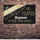 VIEREN! Over de Hill verjaardagsbanner Spandoek
