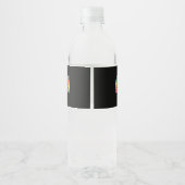 Vieren Pride Eten en Drinken Label Set Waterfles Etiket (Achterkant)