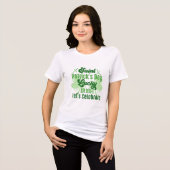 vieren St Patrick's DayT-Shirt Tri-Blend Shirt (Voorkant volledig)