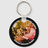 Vieren TUSKEGEE AIRMEN Black History Heroes Sleutelhanger (Achterkant)