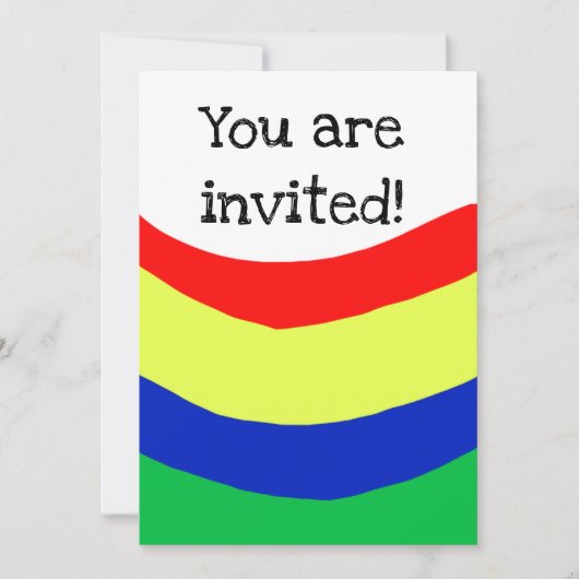 Vieren, uitnodiging, alle gelegenheden kaart (Voorkant)