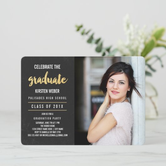 vieren | Uitnodiging fotograaf (Staand voorkant)