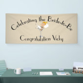 Vieren van de bruid om douche / Party Ginger Spandoek (Beurs)