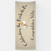 Vieren van de bruid om douche / Party Ginger Spandoek (Verticaal)