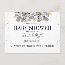 Vieren van de komst van uw kleine wonder! briefkaart