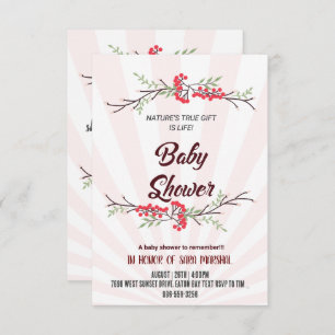 Vieren van de komst van uw kleine wonder! kaart