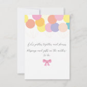 Vieren van de komst van uw kleine wonder! kaart (Achterkant)