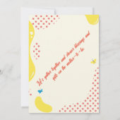 Vieren van de komst van uw kleine wonder! kaart (Achterkant)