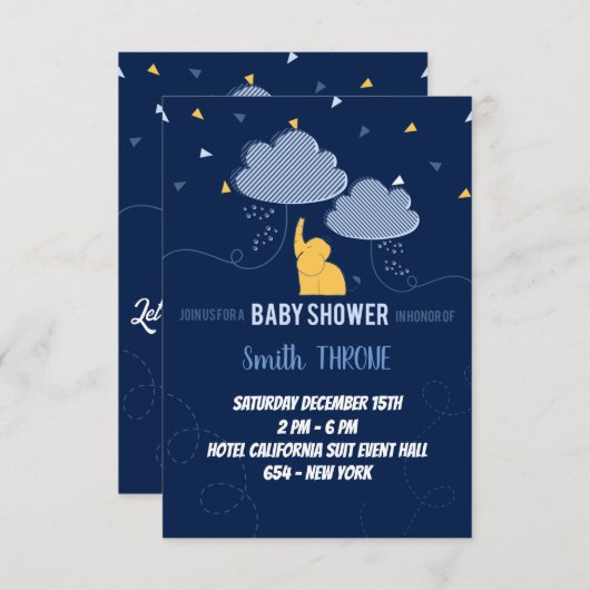 Vieren van de komst van uw kleine wonder! kaart (Voorkant / Achterkant)