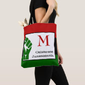 VIEREN VAN HET JUTEENTH  MONOGRAM TOTE BAG (Dichtbij)