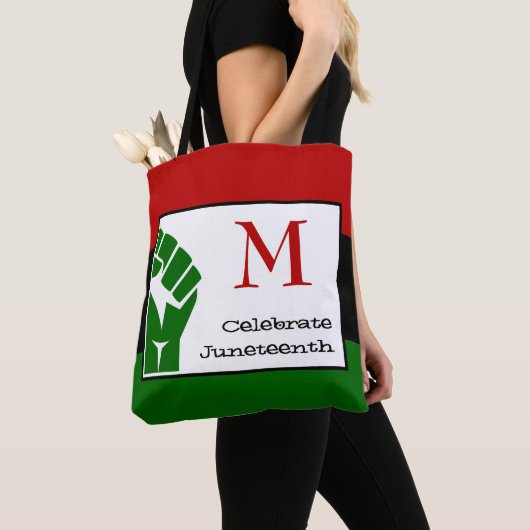 VIEREN VAN HET JUTEENTH  MONOGRAM TOTE BAG (Dichtbij)