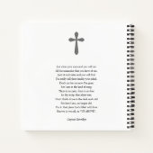 Vieren van het leven Foto Begrafenis Gastenboek Notitieboek (Achterkant)