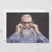 Vieren van het leven moderne foto begrafenis kaart (Voorkant)