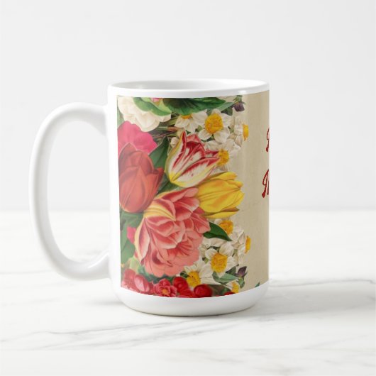 Vieren van Moederdag 2024 met Bright Floral Koffiemok (Links)