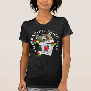 VIEREN VRIENDSCHAP Twee Instant Print Besties T-shirt