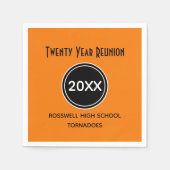 Vierentwintig jaar oud vakbondspapier servet (Voorkant)