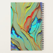 VIERENTWINTIG RETRO WATERVERF INKTONTWERP PLANNER (Achterkant)