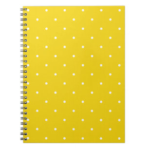 Vierenzige lemon Yellow Polka Dot-laptop Notitieboek