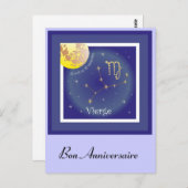 Vierge 23 août au 23 septembre Postkarte Briefkaart (Voorkant / Achterkant)