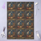 VIerge Maria en Jezus Decoupage Tissuepapier (Craft)