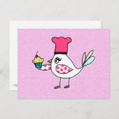 Viergebak Chef Post-kaarten Briefkaart (Voorkant / Achterkant)