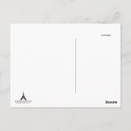 Viergebak Chef Post-kaarten Briefkaart (Achterkant)