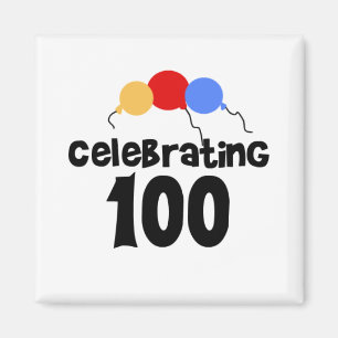 Viering 100 magneet