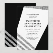 Viering 20-jarig jubileum kaart (Voorkant / Achterkant)