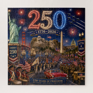 Viering 250-jarig bestaan van Amerika — 1776–2026 Legpuzzel
