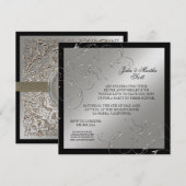 Viering 25 jaar, 25e Jubileum uitnodiging (Voorkant / Achterkant)