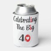 Viering 40 blikjeskoeler (Blikje Voorkant)