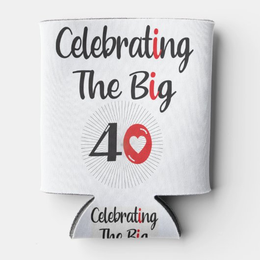 Viering 40 blikjeskoeler (Voorkant)