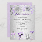 Viering 50 en uitnodiging tot feestdag (Voorkant / Achterkant)