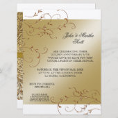 Viering 50 jaar, 50e Jubileum uitnodiging (Voorkant / Achterkant)