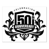 Viering 50e Jubileum Rubberstempel (Afrduk)