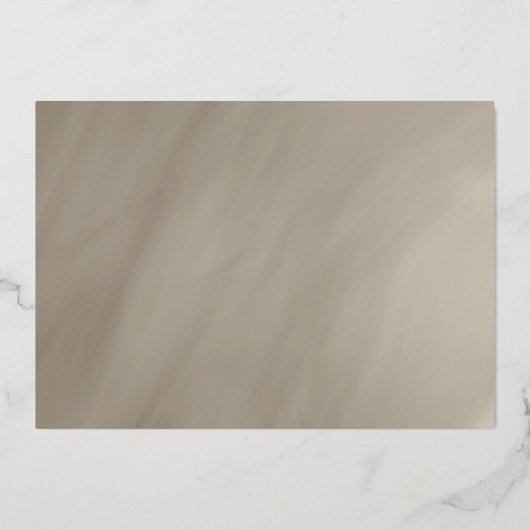 viering 50e verjaardag antiek grijs goudfoi folie uitnodiging (Achterkant)