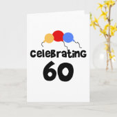 Viering 60 kaart (Gele Bloem)