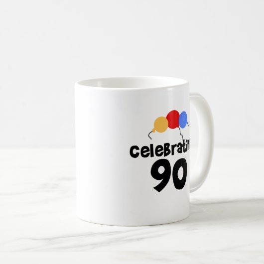 Viering 90 koffiemok (Voorkant rechts)