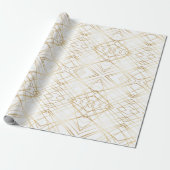 Viering | Art Deco Geometrie Cadeaupapier (Uitgerold)