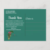 Viering bij het Magische Fantasie Meer Dank U Aankondigingskaart (Achterkant)