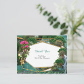 Viering bij het Magische Fantasie Meer Dank U Aankondigingskaart (Staand voorkant)