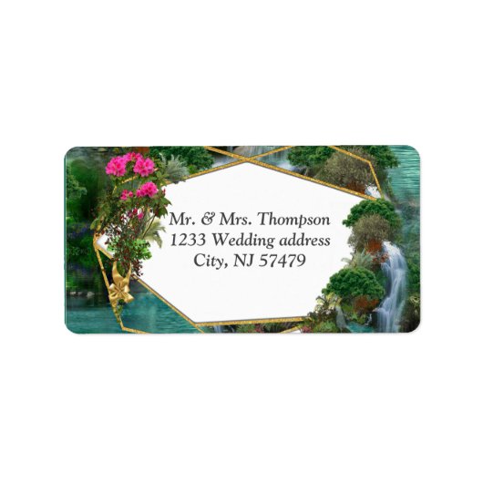 Viering bij het Magische Fantassmeer Etiket (Voorkant)